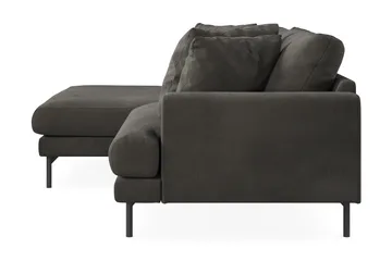Menard 4-seters Venstrevendt L-formet Divansofa i Manchester - Mørk grå - Møbler - Sofaer - Sofaer med sjeselong - 4 seters sofa med divan