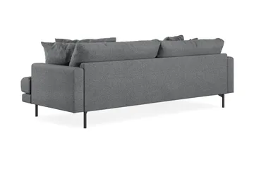 Menard 4-seters Venstrevendt L-formet Divansofa i Stoff - Mørk grå - Møbler - Sofaer - Sofaer med sjeselong - 4 seters sofa med divan