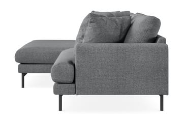 Menard 4-seters Venstrevendt L-formet Divansofa i Stoff - Mørk grå - Møbler - Sofaer - Sofaer med sjeselong - 4 seters sofa med divan