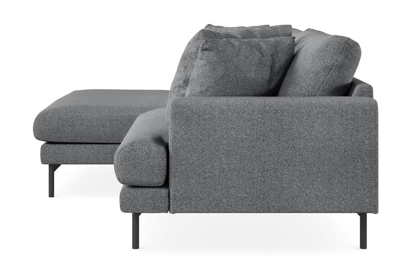 Menard 4-seters Venstrevendt L-formet Divansofa i Stoff - Mørk grå - Møbler - Sofaer - Sofaer med sjeselong - 4 seters sofa med divan