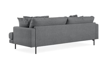 Menard 4-seters Venstrevendt L-formet Divansofa i Stoff - Mørk grå - Møbler - Sofaer - Sofaer med sjeselong - 4 seters sofa med divan