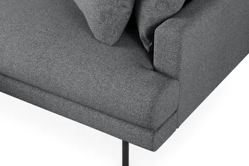 Menard 4-seters Venstrevendt L-formet Divansofa i Stoff - Mørk grå - Møbler - Sofaer - Sofaer med sjeselong - 4 seters sofa med divan