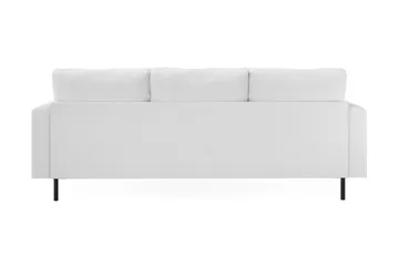 Menard Compact 3-seters Høyrevendt L-formet Divansofa i Bouclé - Hvit - Møbler - Sofaer - Sofaer med sjeselong - 3 seters sofa med divan