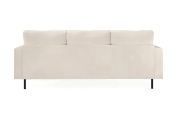 Menard Compact 3-seters Høyrevendt L-formet Divansofa i Manchester - Beige - Møbler - Sofaer - Sofaer med sjeselong - 3 seters sofa med divan