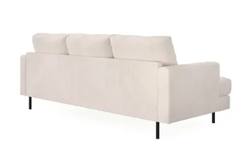 Menard Compact 3-seters Høyrevendt L-formet Divansofa i Manchester - Beige - Møbler - Sofaer - Sofaer med sjeselong - 3 seters sofa med divan