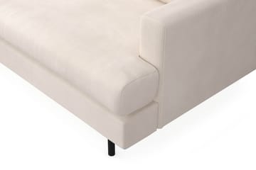 Menard Compact 3-seters Venstrevendt L-formet Divansofa i Manchester - Beige - Møbler - Sofaer - Sofaer med sjeselong - 3 seters sofa med divan