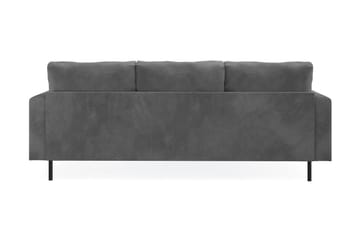 Menard Compact 3-seters Venstrevendt L-formet Divansofa i Manchester - Grå - Møbler - Sofaer - Sofaer med sjeselong - 3 seters sofa med divan