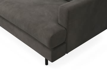 Menard Compact 3-seters Venstrevendt L-formet Divansofa i Manchester - Mørk grå - Møbler - Sofaer - Sofaer med sjeselong - 3 seters sofa med divan