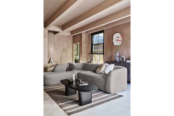 Mooli Sofa med Sjeselong 3-seter - Grå - Møbler - Sofaer - Sofaer med sjeselong - 3 seters sofa med divan