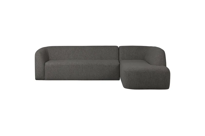 Mooli Sofa med Sjeselong 3-seter - Grå/Svart - Møbler - Sofaer - Sofaer med sjeselong - 3 seters sofa med divan