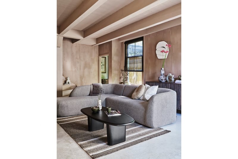 Mooli Sofa med Sjeselong 3-seter - Lyse brun - Møbler - Sofaer - Sofaer med sjeselong - 3 seters sofa med divan