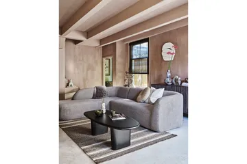 Mooli Sofa med Sjeselong 3-seter - Lyse brun - Møbler - Sofaer - Sofaer med sjeselong - 3 seters sofa med divan