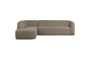 Mooli Sofa med Sjeselong 3-seter - Lyse brun - Møbler - Sofaer - Sofaer med sjeselong - 3 seters sofa med divan