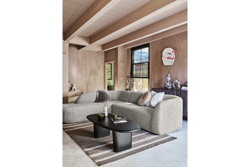 Mooli Sofa med Sjeselong 3-seter - Offwhite - Møbler - Sofaer - Sofaer med sjeselong - 3 seters sofa med divan