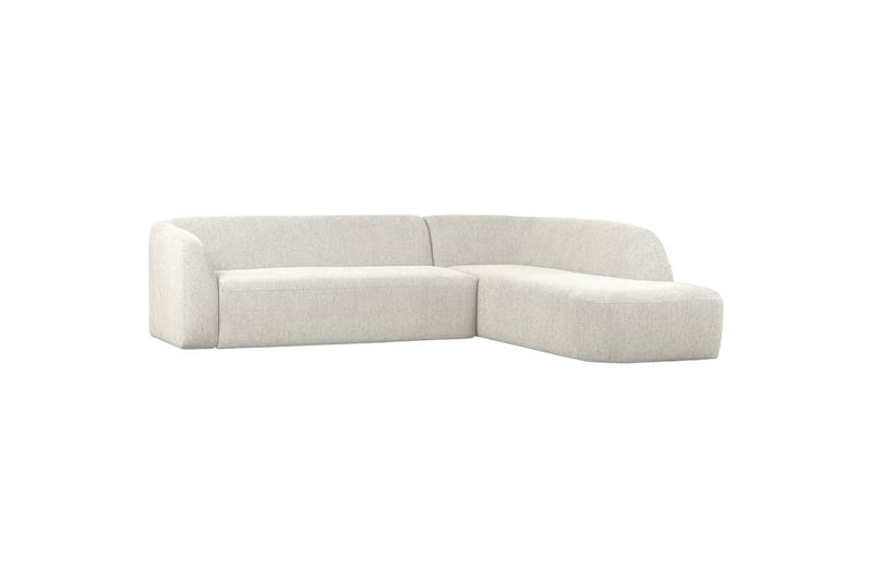 Mooli Sofa med Sjeselong 3-seter, Pearl