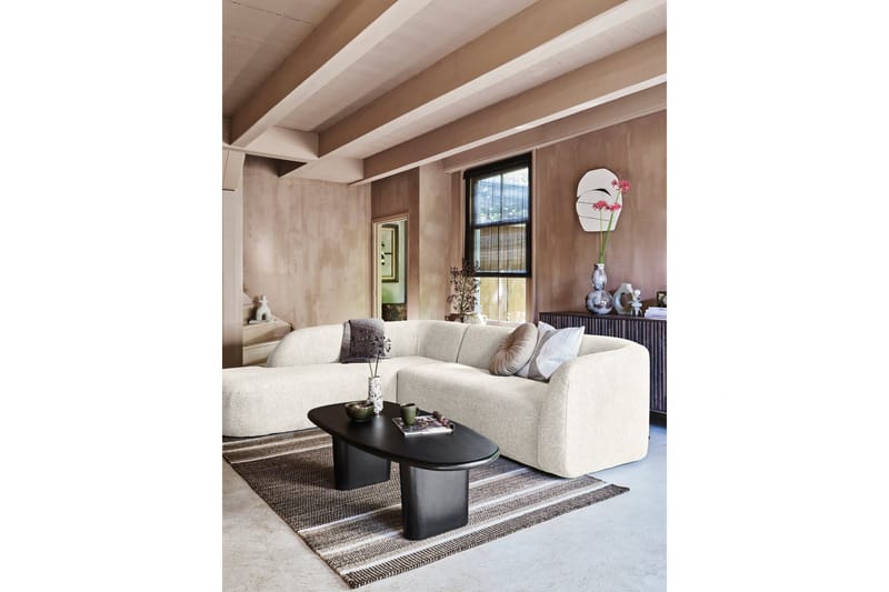 Mooli Sofa med Sjeselong 3-seter - Pearl - Møbler - Sofaer - Sofaer med sjeselong - 3 seters sofa med divan