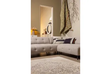 Ranta Sofa med Sjeselong 3-seter - Brun - Møbler - Sofaer - Sofaer med sjeselong - 3 seters sofa med divan