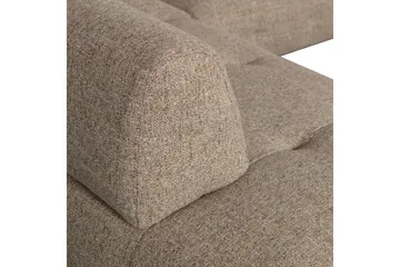 Ranta Sofa med Sjeselong 3-seter - Brun - Møbler - Sofaer - Sofaer med sjeselong - 3 seters sofa med divan