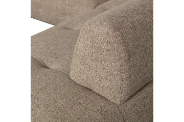 Ranta Sofa med Sjeselong 3-seter - Brun - Møbler - Sofaer - Sofaer med sjeselong - 3 seters sofa med divan