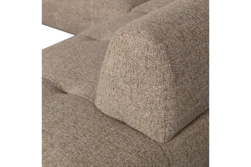 Ranta Sofa med Sjeselong 3-seter - Brun - Møbler - Sofaer - Sofaer med sjeselong - 3 seters sofa med divan