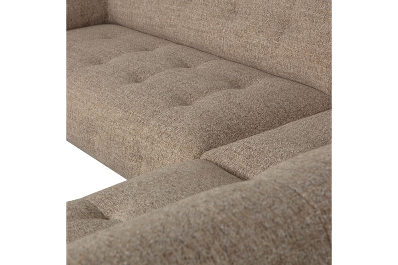 Ranta Sofa med Sjeselong 3-seter - Brun - Møbler - Sofaer - Sofaer med sjeselong - 3 seters sofa med divan