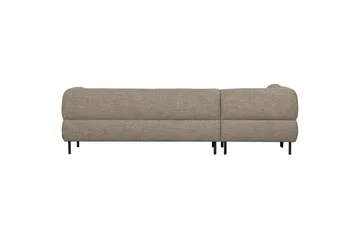 Ranta Sofa med Sjeselong 3-seter - Brun - Møbler - Sofaer - Sofaer med sjeselong - 3 seters sofa med divan