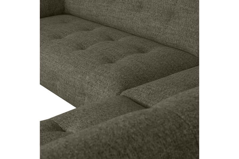 Ranta Sofa med Sjeselong 3-seter - Grønnmelange - Møbler - Sofaer - Sofaer med sjeselong - 3 seters sofa med divan