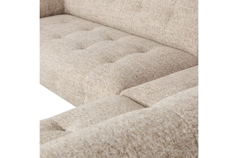 Ranta Sofa med Sjeselong 3-seter - Naturmelange - Møbler - Sofaer - Sofaer med sjeselong - 3 seters sofa med divan