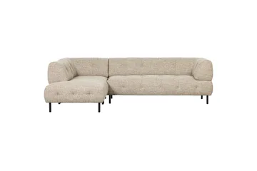 Ranta Sofa med Sjeselong 3-seter - Naturmelange - Møbler - Sofaer - Sofaer med sjeselong - 3 seters sofa med divan