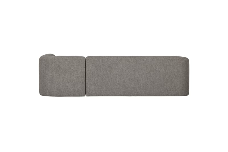 Sofa med chaiselong Mooli 3-seter - Grå - 3 seters sofa med divan - Sofaer med sjeselong