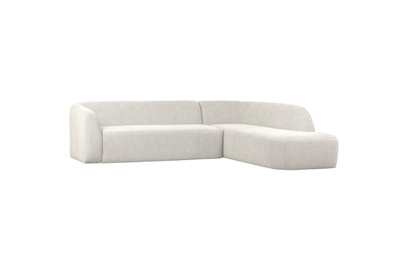 Sofa med chaiselong Mooli 3-seter - Pearl - 3 seters sofa med divan - Sofaer med sjeselong