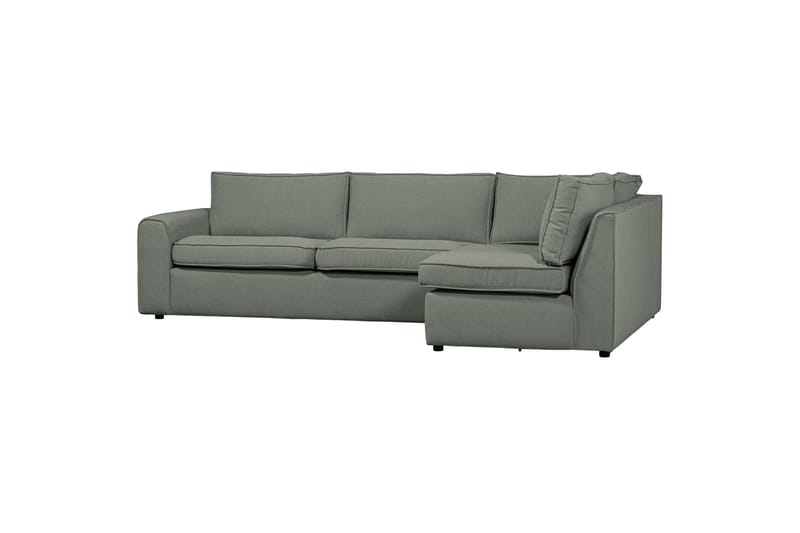 Sofa med chaiselong Vinal 3-seter - Denim - 3 seters sofa med divan - Sofaer med sjeselong