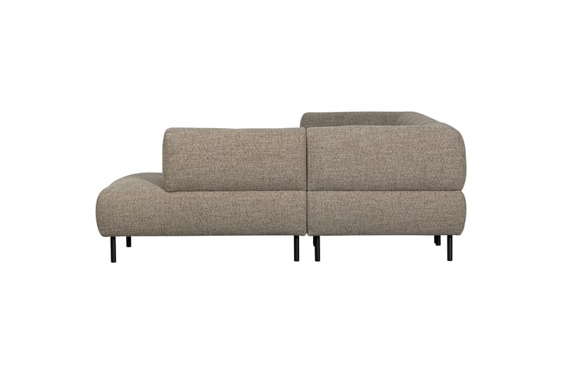 Sofa med sjeselong Kuusirant 3-seter - Brun - 3 seters sofa med divan - Sofaer med sjeselong