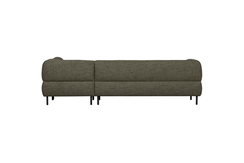 Sofa med sjeselong Kuusirant 3-seter - Grønnmelange - 3 seters sofa med divan - Sofaer med sjeselong