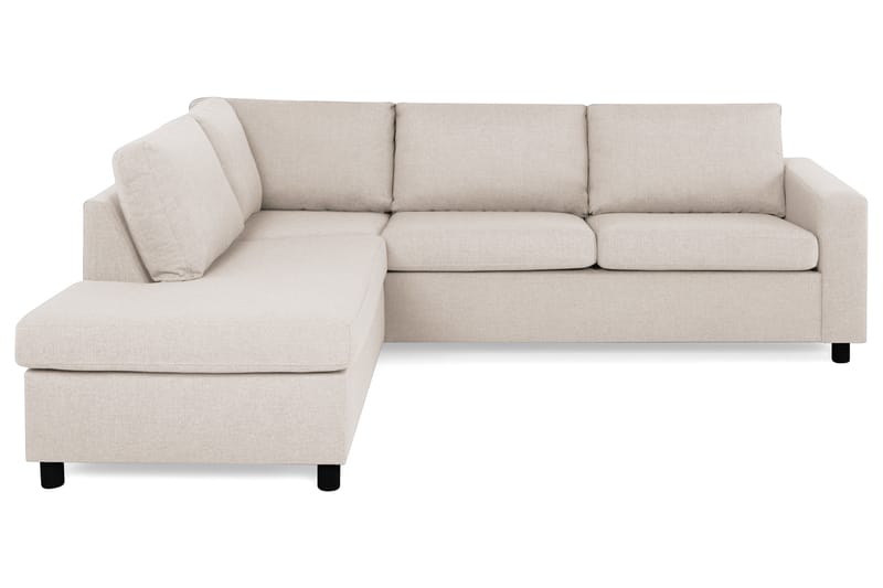 Sofa Nevada 2,5-seter med Sjeselong Venstre - Beige - 3 seters sofa med divan - Sofaer med sjeselong