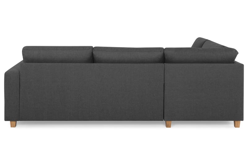 Sofa Nevada 2,5-seter med Sjeselong Venstre - Mørkgrå - 3 seters sofa med divan - Sofaer med sjeselong