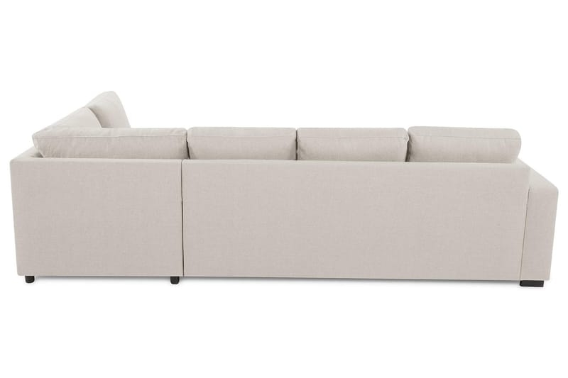 Sofa Nevada 3-seter med Sjeselong Høyre - Beige - 3 seters sofa med divan - Sofaer med sjeselong