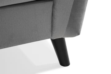 Trend 4-seters Venstrevendt L-formet Sjeselongsofa i Fløyel - Lys grå - Møbler - Sofaer - Sofaer med sjeselong - 4 seters sofa med divan