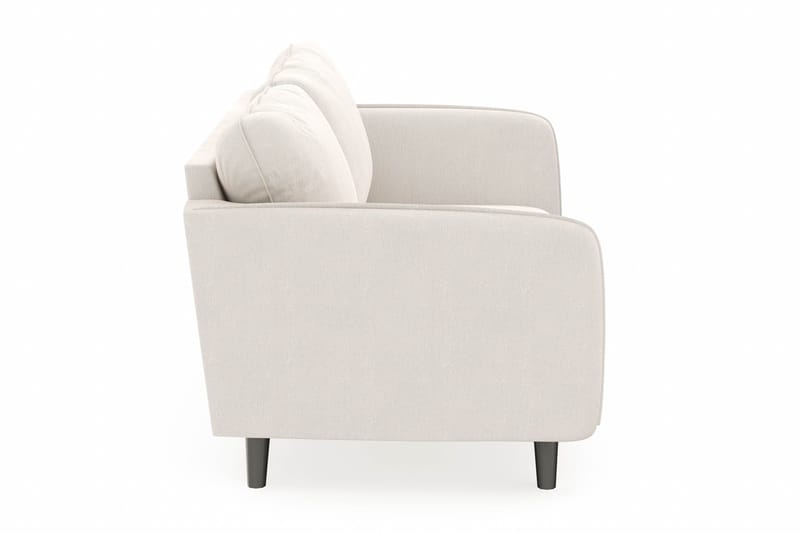 Trend Lyx 3-seters Fløyelssofa - Kremhvit - Møbler - Sofaer - 3 seter sofa