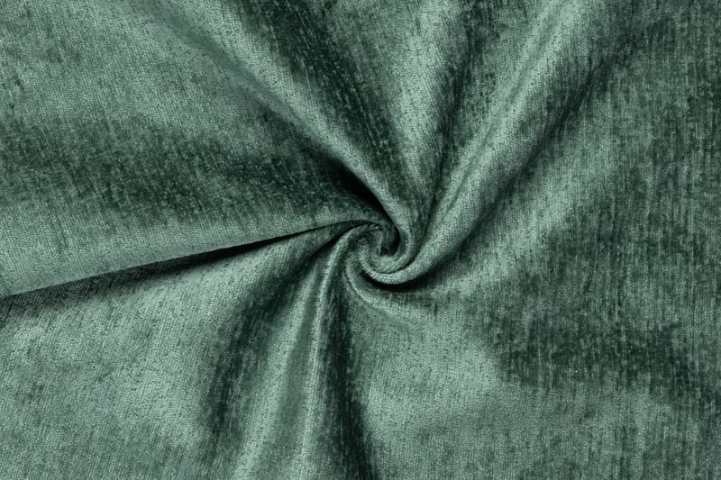 Trend Lyx 3-seters Fløyelssofa - Mørkegrønn - Møbler - Sofaer - Sofaer med sjeselong - 3 seters sofa med divan