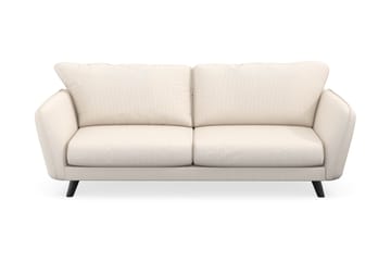 Trend Lyx 3-seters Manchestersofa - Beige - Møbler - Sofaer - Sofaer med sjeselong - 3 seters sofa med divan
