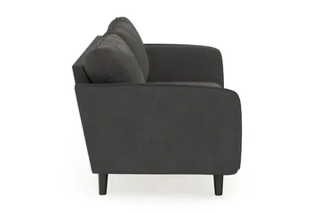 Trend Lyx 3-seters Manchestersofa - Mørk grå - Møbler - Sofaer - 3 seter sofa