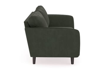 Trend Lyx 3-seters Manchestersofa - Mørkegrønn - Møbler - Sofaer - 3 seter sofa