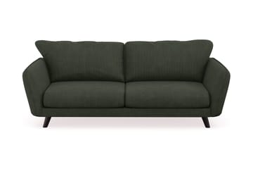 Trend Lyx 3-seters Manchestersofa - Mørkegrønn - Møbler - Sofaer - Sofaer med sjeselong - 3 seters sofa med divan
