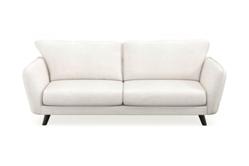 Trend Lyx 3-seters Sofa i Bouclé - Hvit - Møbler - Sofaer - Sofaer med sjeselong - 3 seters sofa med divan