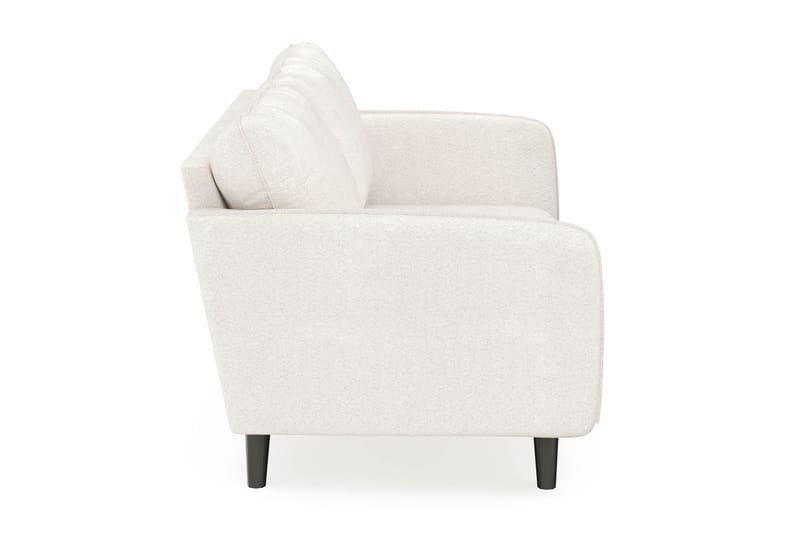 Trend Lyx 3-seters Sofa i Bouclé - Hvit - Møbler - Sofaer - Sofaer med sjeselong - 3 seters sofa med divan