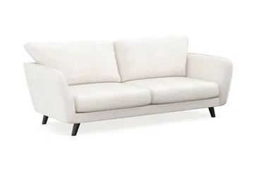 Trend Lyx 3-seters Sofa i Bouclé - Hvit - Møbler - Sofaer - 3 seter sofa