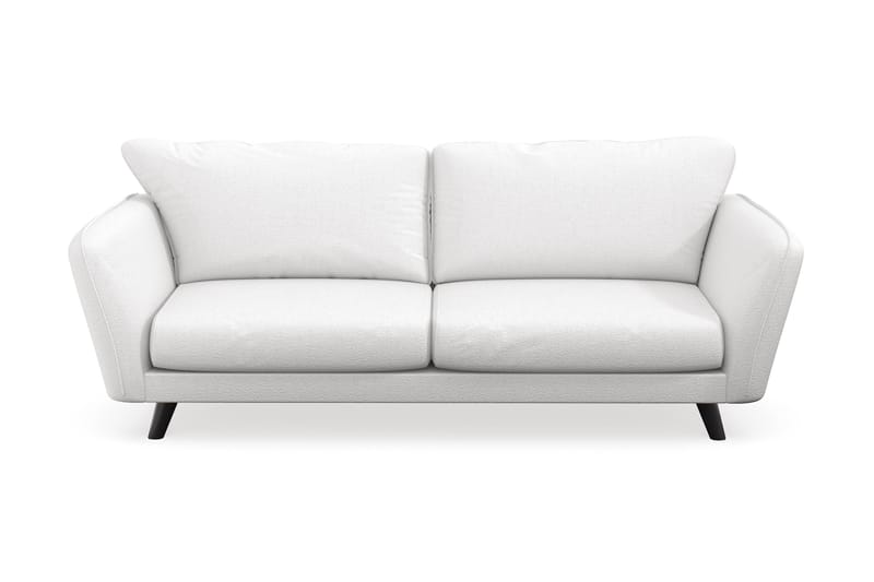 Trend Lyx 3-seters Stoffsofa - Hvit - Møbler - Sofaer - Sofaer med sjeselong - 3 seters sofa med divan