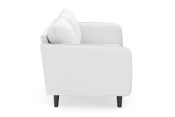 Trend Lyx 3-seters Stoffsofa - Hvit - Møbler - Sofaer - Sofaer med sjeselong - 3 seters sofa med divan