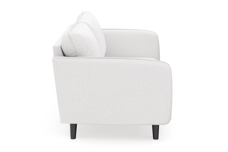 Trend Lyx 3-seters Stoffsofa - Hvit - Møbler - Sofaer - Sofaer med sjeselong - 3 seters sofa med divan